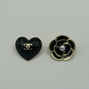 Chanel Camellia & Heart Charm